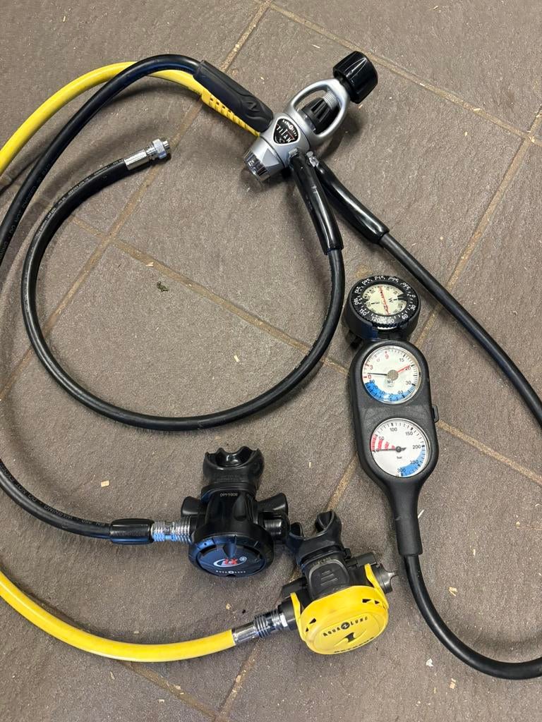 Aqualung Titan INT automatenset compleet, Ophalen of Verzenden, Gebruikt