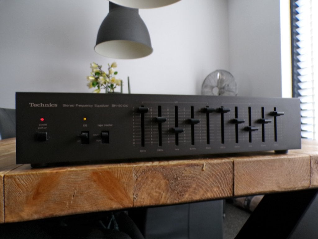 Vintage Technics 10bands stereo frequency equalizer SH-8010K, Ophalen of Verzenden, Gebruikt