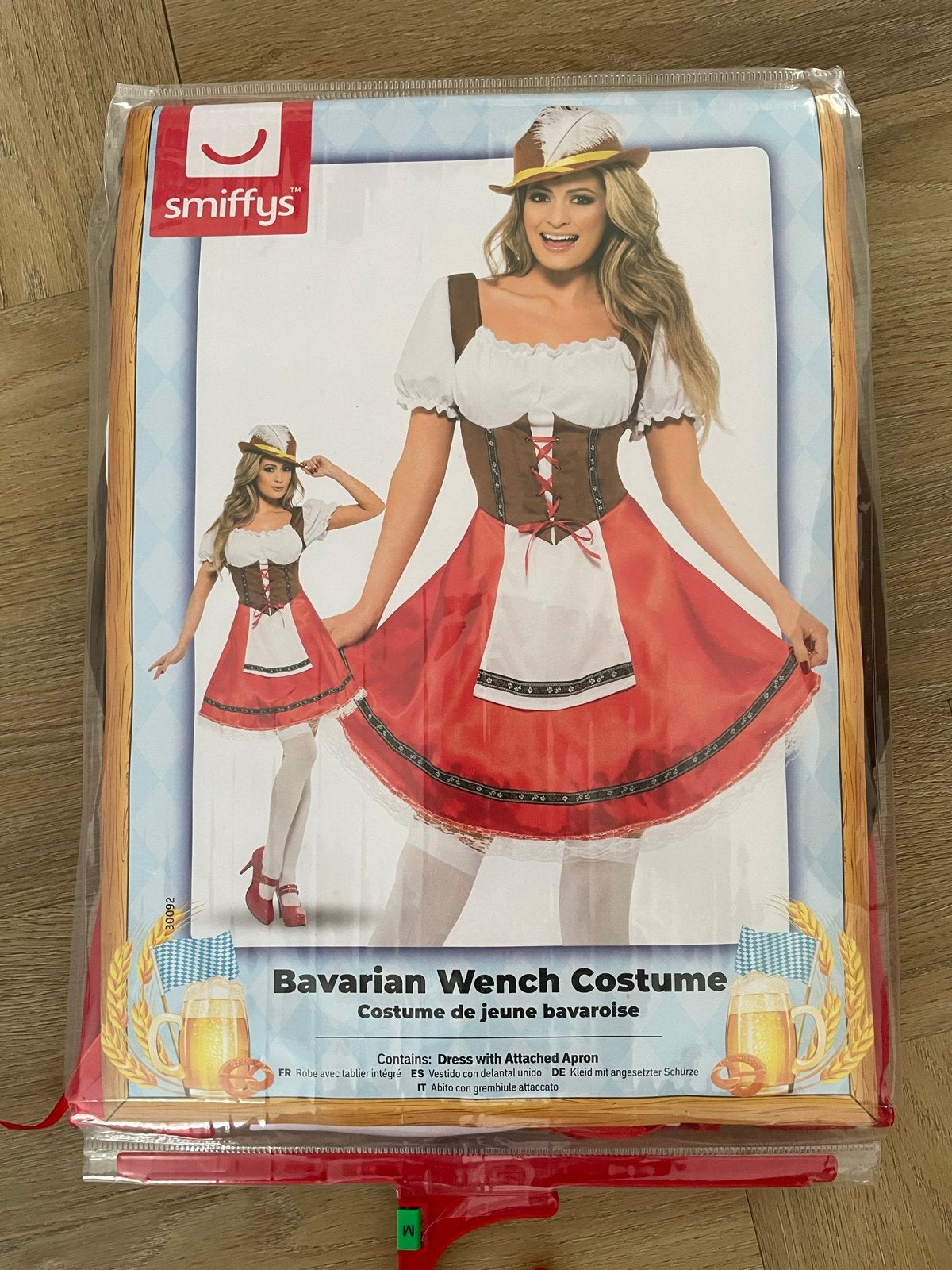 Bavarian Wench Kostuum - Oktoberfest Dirndl Jurk, Maat 38/40 (M), Carnaval, Nieuw, Ophalen of Verzenden