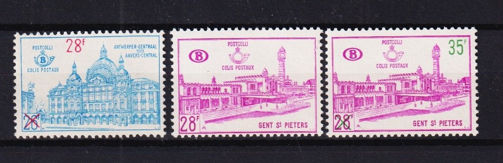 België Spoorwegzegels 1964-1965 TR375-377 **, Ophalen, Postfris, Treinen, Postfris