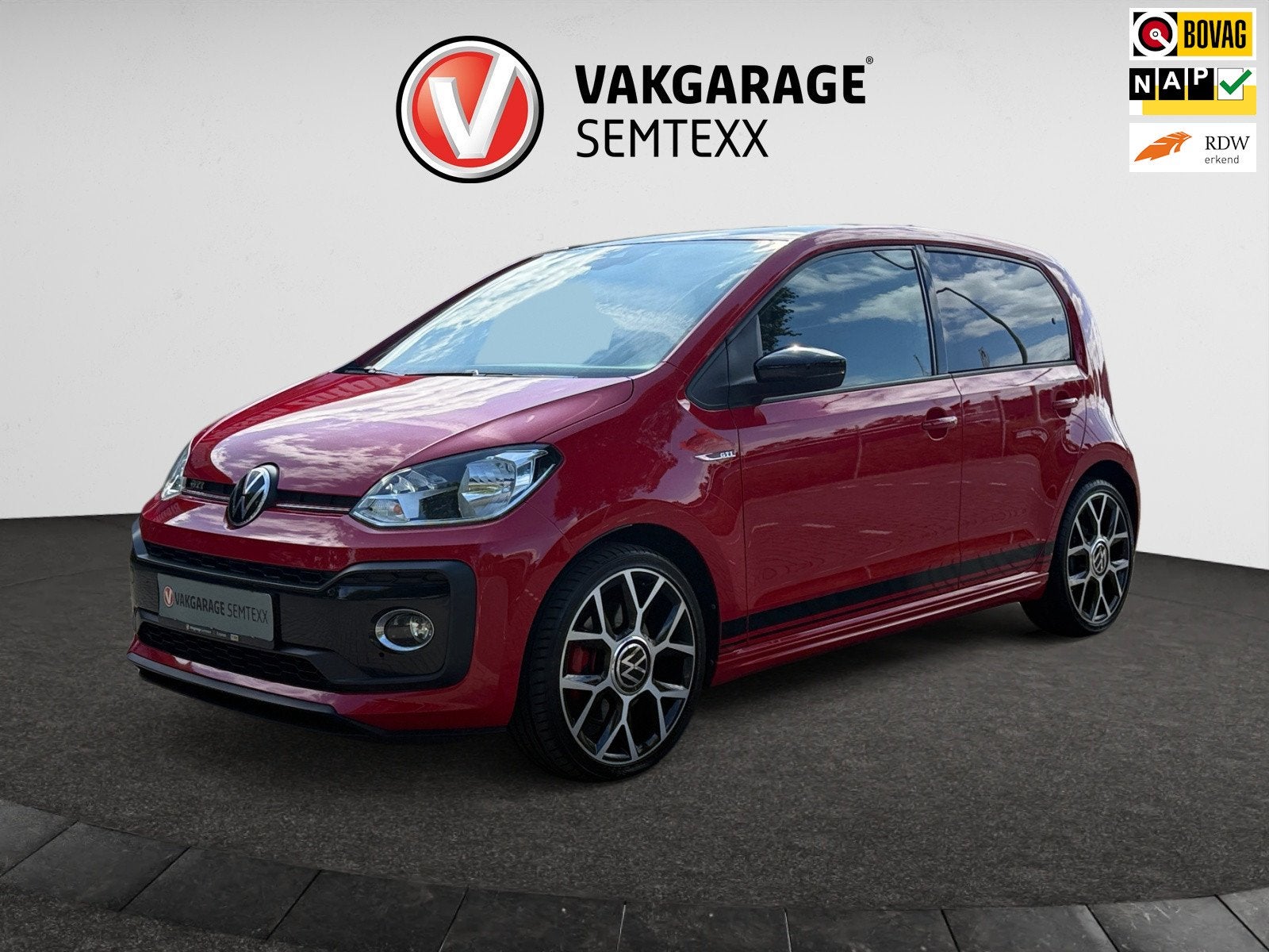 Volkswagen Up! 1.0 TSI GTI | Clima | Cruise | PDC Achter | 1, Auto's, Volkswagen, Voorwielaandrijving, 4 stoelen, 116 pk, Origineel Nederlands