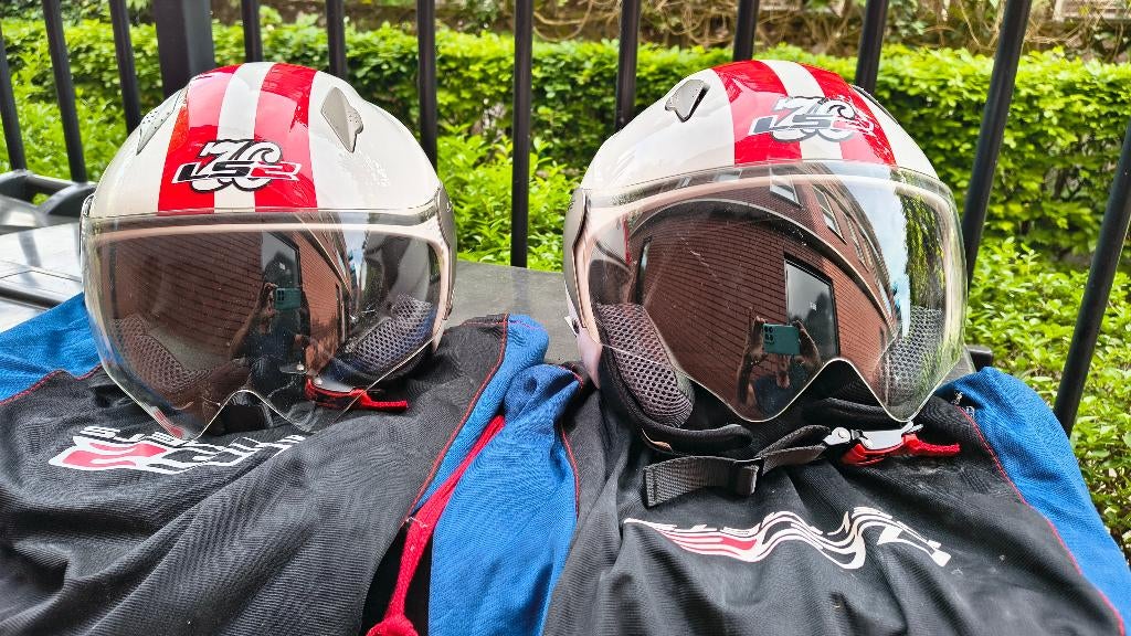 2x Scooter helmen, Ophalen of Verzenden, Nieuw, Medium, LS2