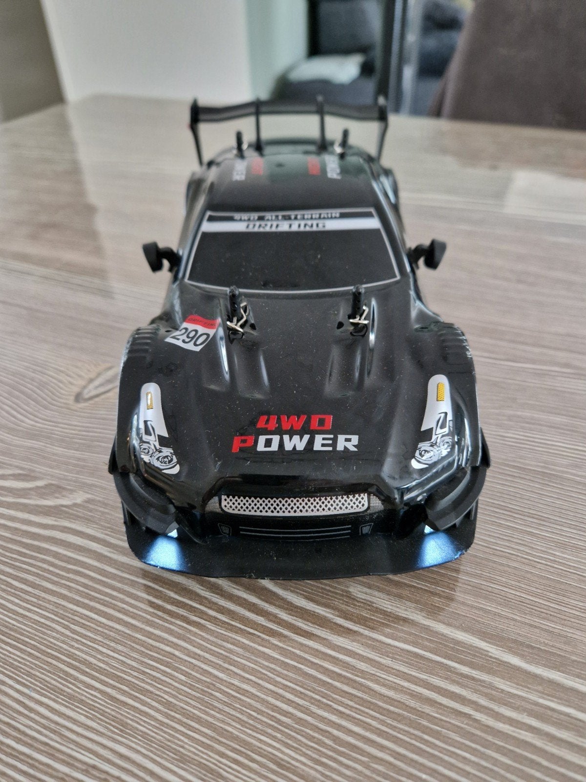 RC Drift Auto Super GT - Zwart, Klaar om te Racen, Hobby en Vrije tijd, Elektro, Ophalen of Verzenden, Zo goed als nieuw, Auto onroad