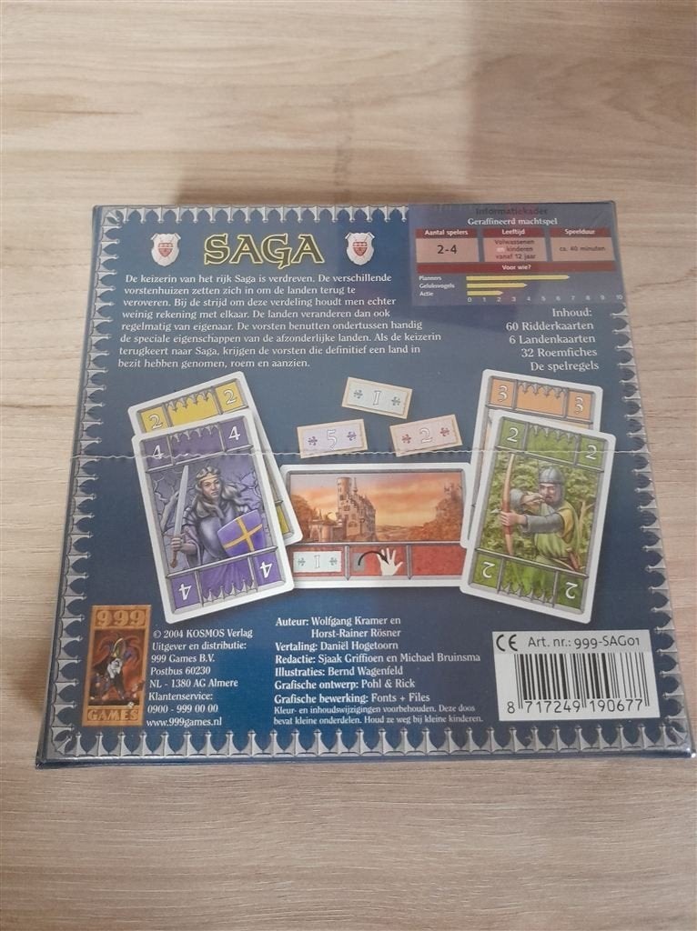 Saga - 999 games - nieuw in seal - s4541, Verzenden, Zo goed als nieuw