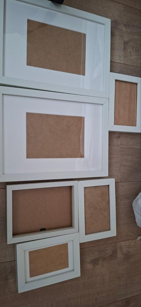 Witte ikea fotolijsten, Ophalen of Verzenden, Zo goed als nieuw