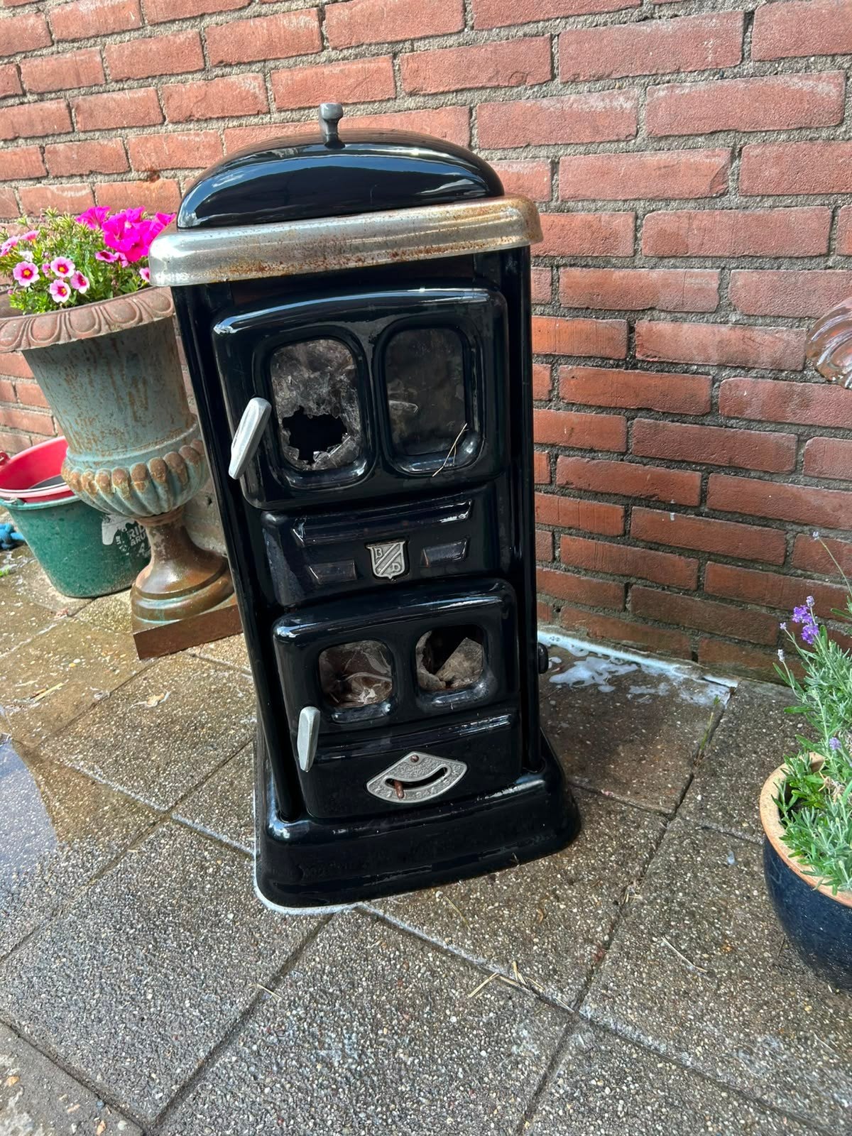 Te koop  houtkacheltje opknapper, Ophalen, Gebruikt, Hout, Houtkachel