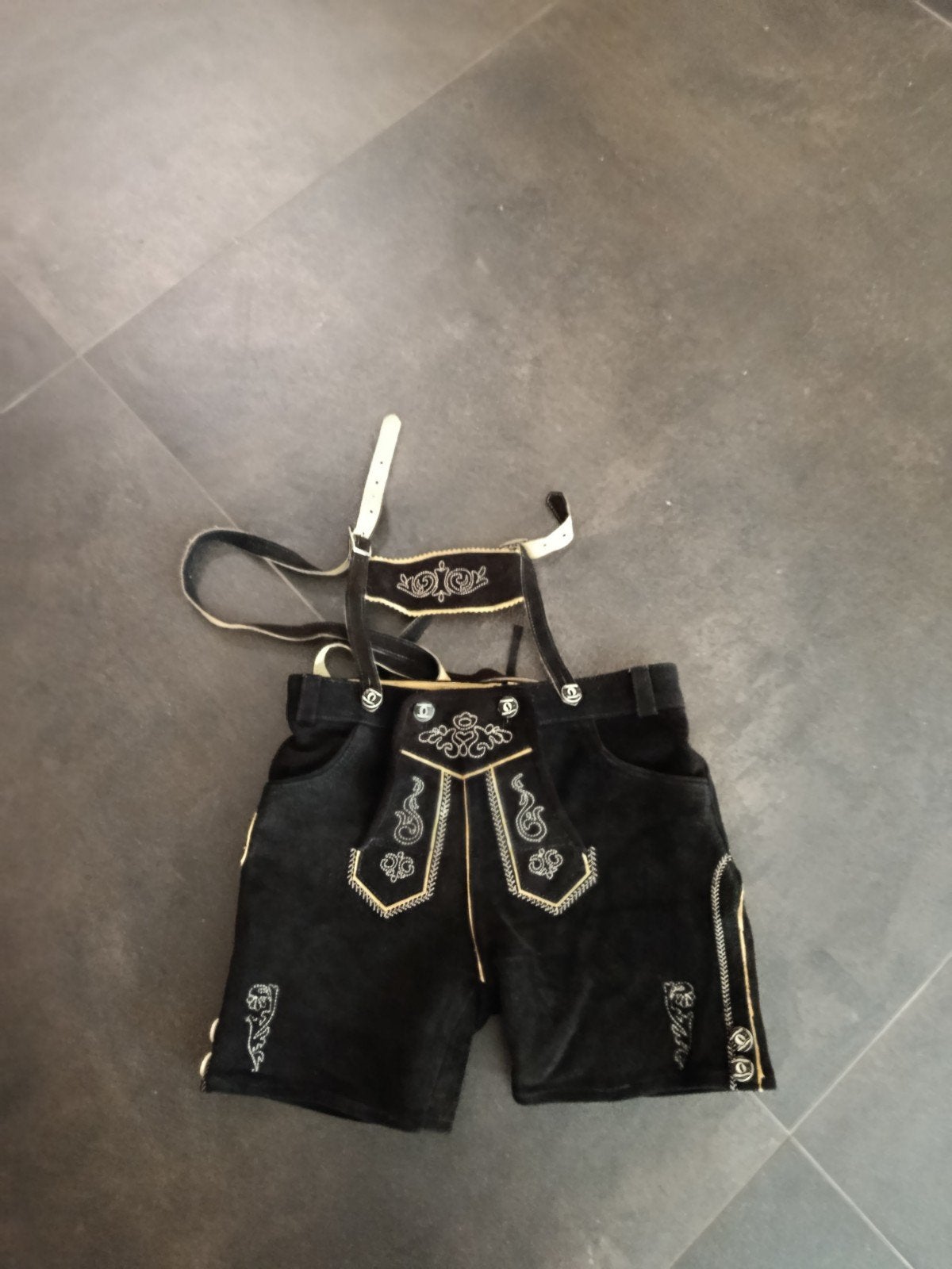 trachten kint lederhose maat 164 nieuwstaat, Ophalen of Verzenden, Zo goed als nieuw, Meisje, Broek