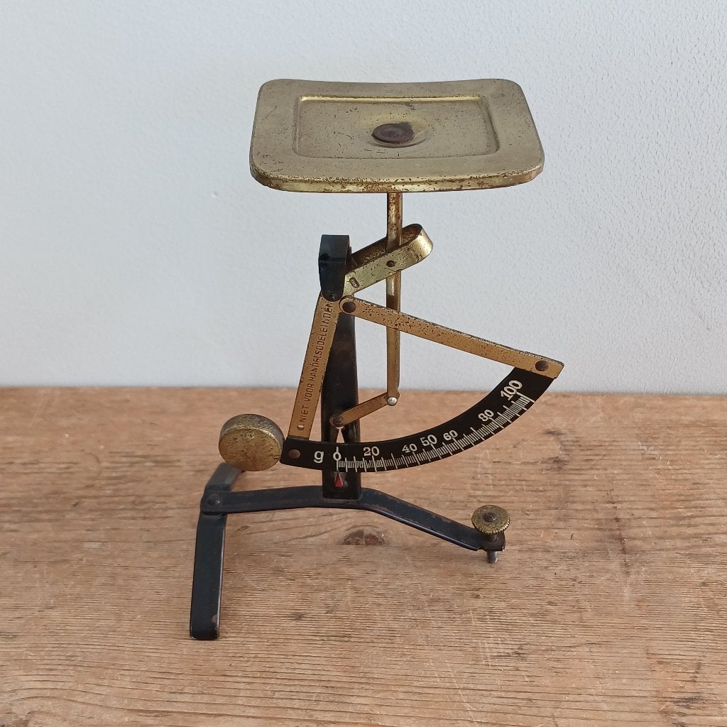 Brievenweegschaal 100 gr, Antiek en Kunst, Ophalen of Verzenden
