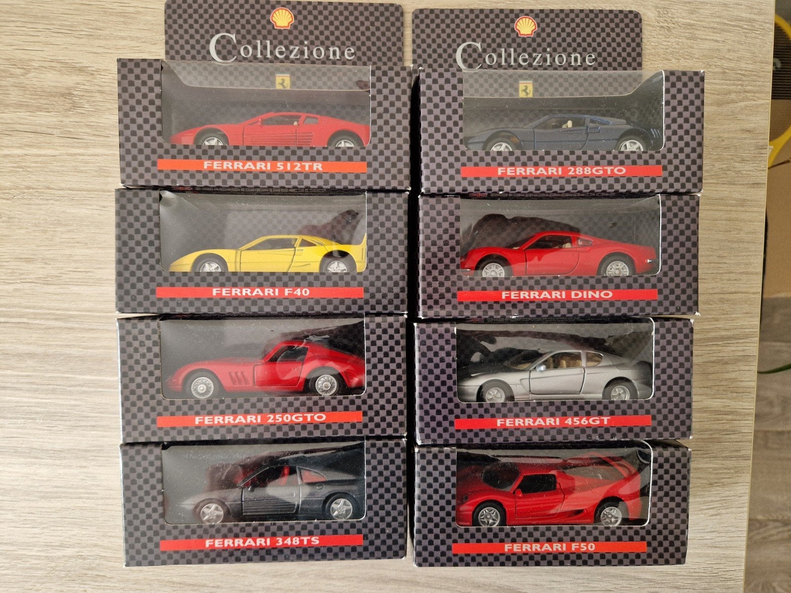 Shell Collezione 1996, Ferrari modelauto's 1:38, Ophalen of Verzenden
