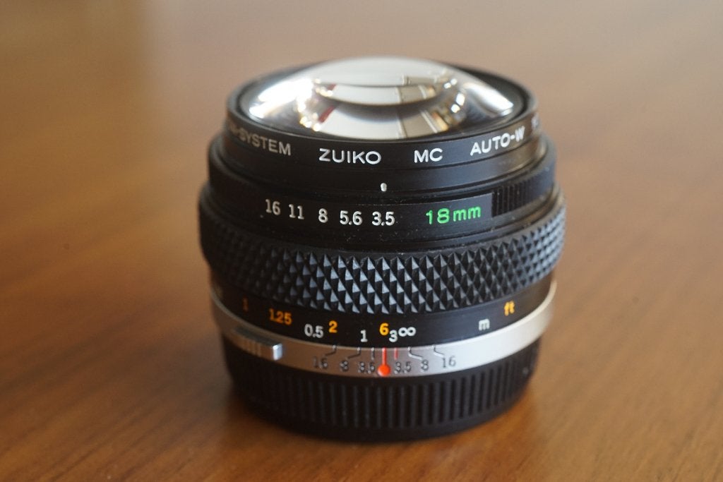Olympus Zuiko MC 18mm f3.5, Audio, Tv en Foto, Fotografie | Lenzen en Objectieven, Ophalen, 18 mm, Olympus, Groothoeklens