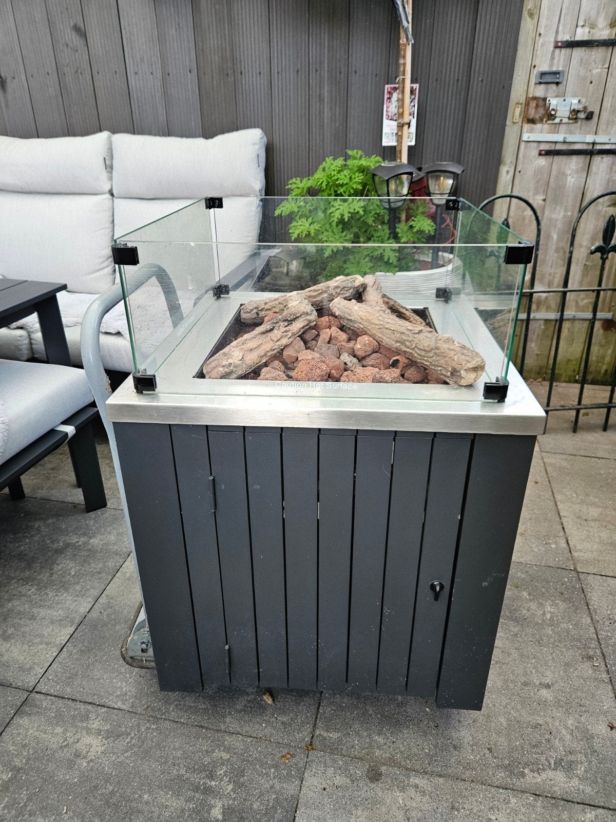 Mooie vuurtafel/ sfeerhaard merk Garden Impressions, Tuin en Terras, Ophalen, Zo goed als nieuw