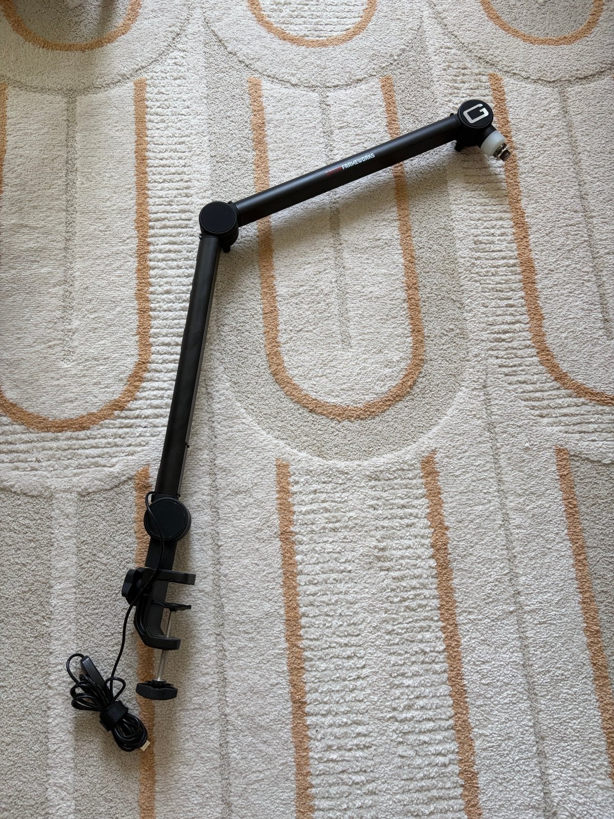 Gator Frameworks Broadcast Boom Mic Stand Led, Ophalen of Verzenden, Zo goed als nieuw, Studiomicrofoon