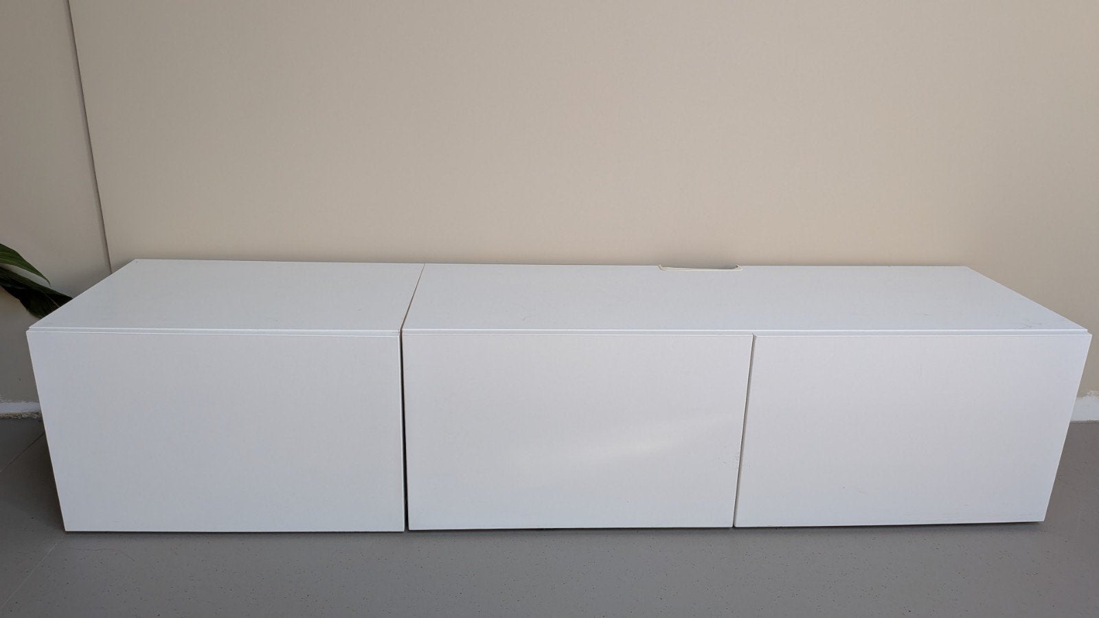 IKEA BESTÅ tv dressoir - 2-delig, Gebruikt, 150 tot 200 cm, Ophalen of Verzenden, Minder dan 100 cm