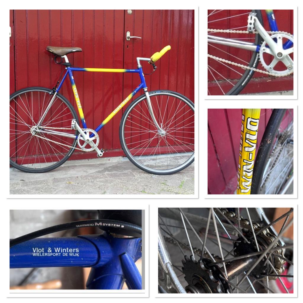 Fixie baanfiets, Sport en Fitness, Wielrennen, Gebruikt, Overige typen, Ophalen