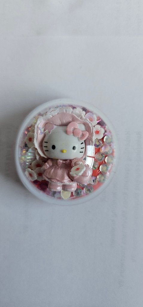Hello Kitty Shaker Popsocket - Telefoonhouder, Ophalen of Verzenden, Nieuw, Telefoonhanger of Accessoire, Universeel