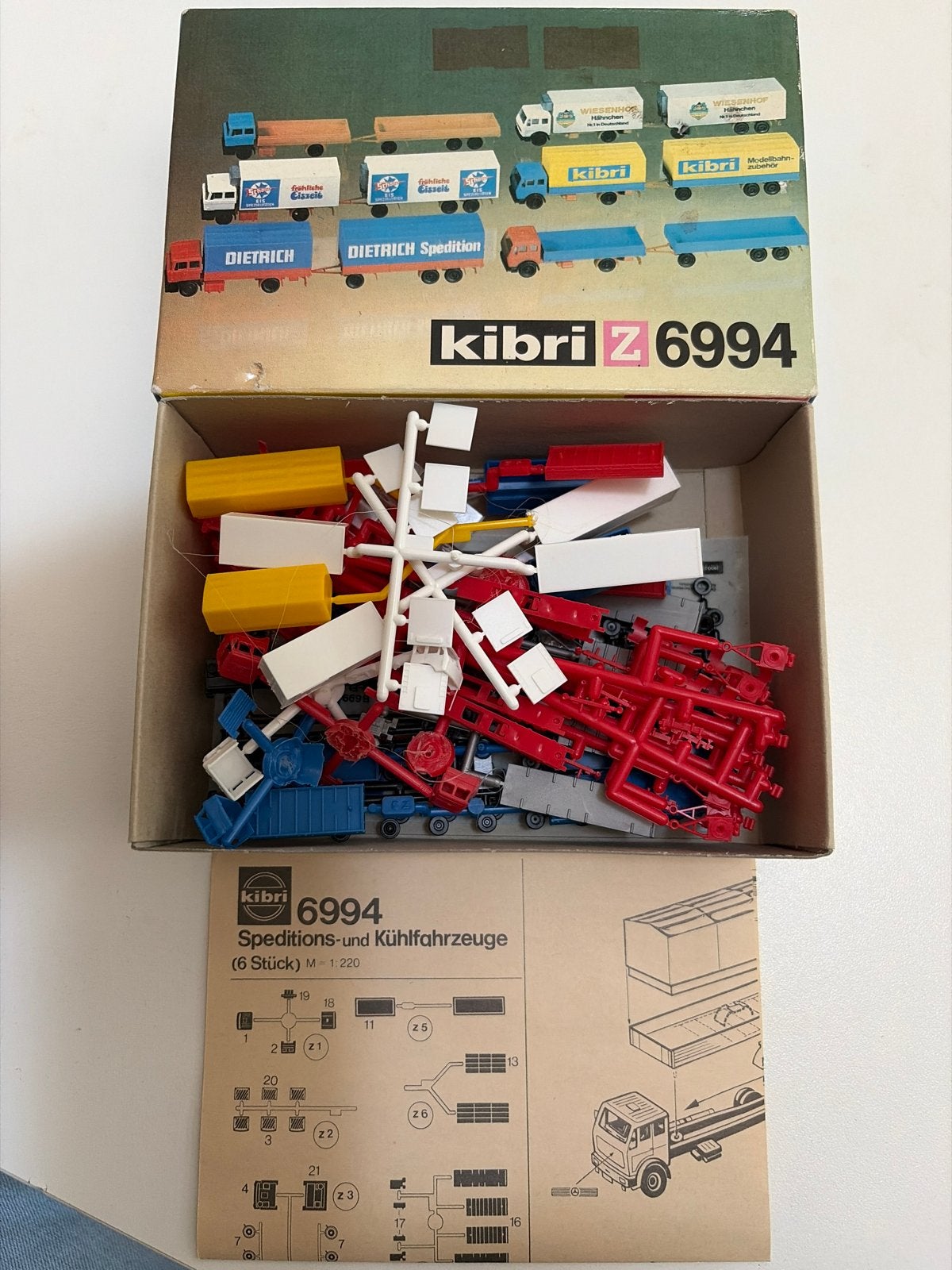Kibri Z 6994 Ongebouwde Vrachtwagens in Originele Verpakking, Overige merken, Gelijkstroom of Wisselstroom, Brug, Tunnel of Gebouw