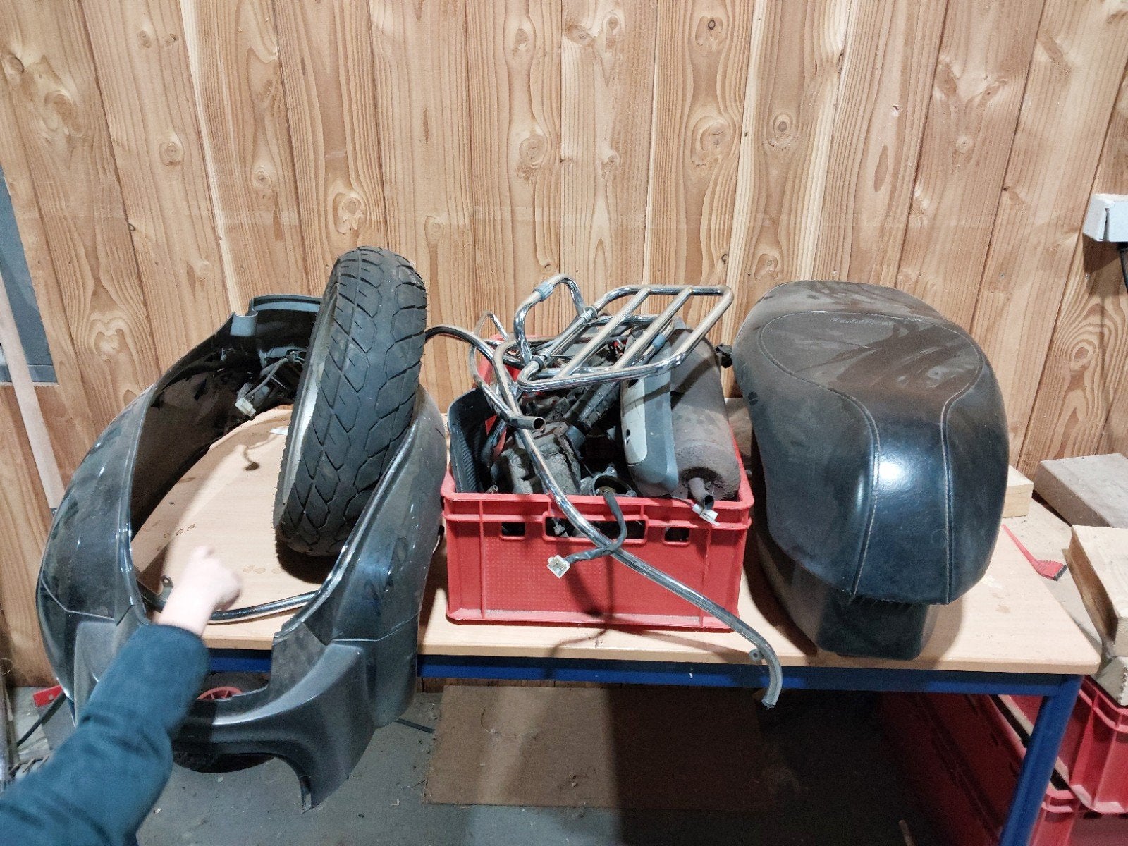 Sym Fiddle 3 Scooter onderdelen - diverse gebruikte onderde, Ophalen, Gebruikt