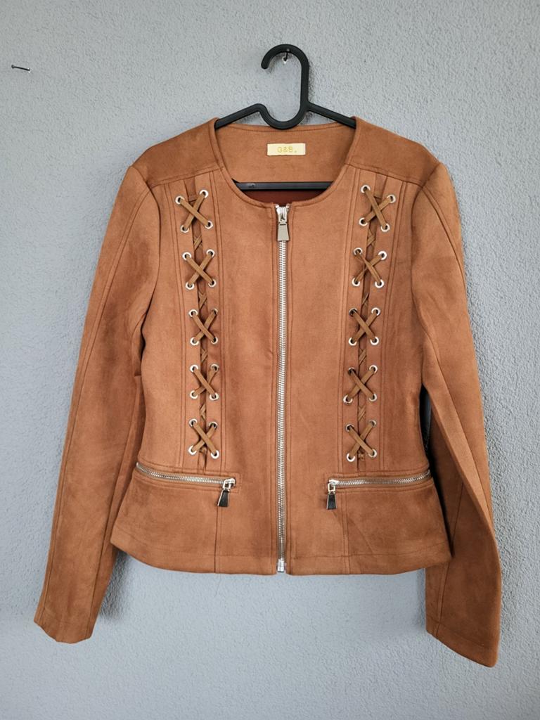 G&B suède jasje maat M, Maat 38/40 (M), Bruin, Verzenden, Zara