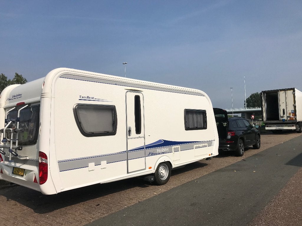 Hobby Excellent 540 UL Mover, Airco, Fietsendrager, Rondzit, Hobby, Particulier, 5 tot 6 meter
