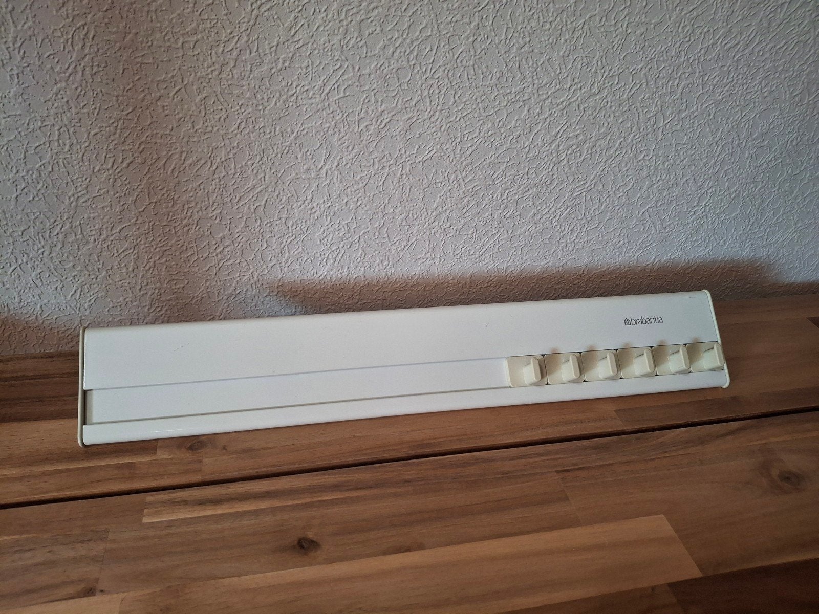 Brabantia wandkapstok met verschuifbare haken, Ophalen of Verzenden, Metaal, Wandkapstok, Minder dan 100 cm