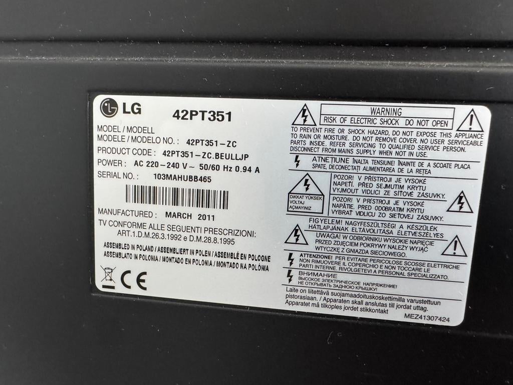 Tv LG, Ophalen of Verzenden, Zo goed als nieuw