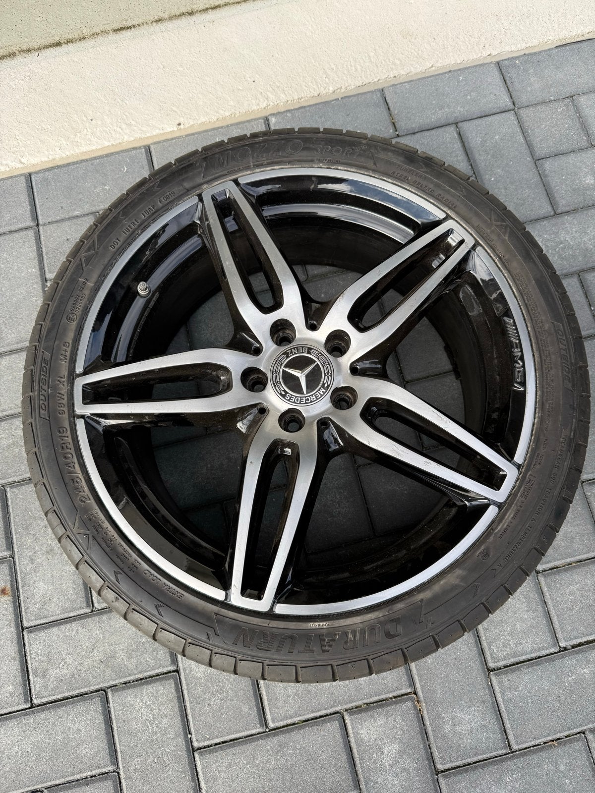 AMG velgen met banden, Auto diversen, Wieldoppen, Ophalen of Verzenden, Gebruikt
