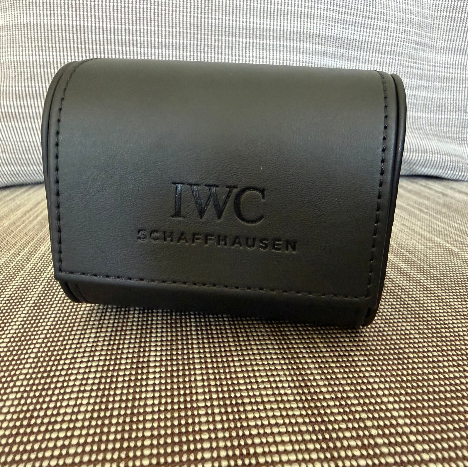 IWC horlogedoos / reisetui, Zwart, Minder dan 40 cm, Nieuw, Minder dan 35 cm