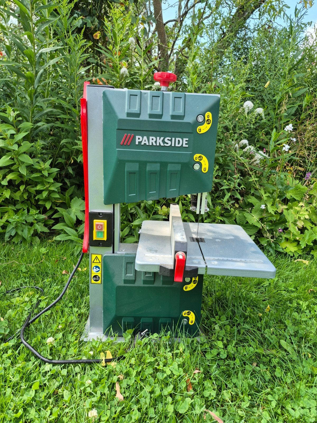 Parkside lintzaagmachine - Zo goed als nieuw, Ophalen, 30 tot 70 mm, Lintzaag, Minder dan 600 watt