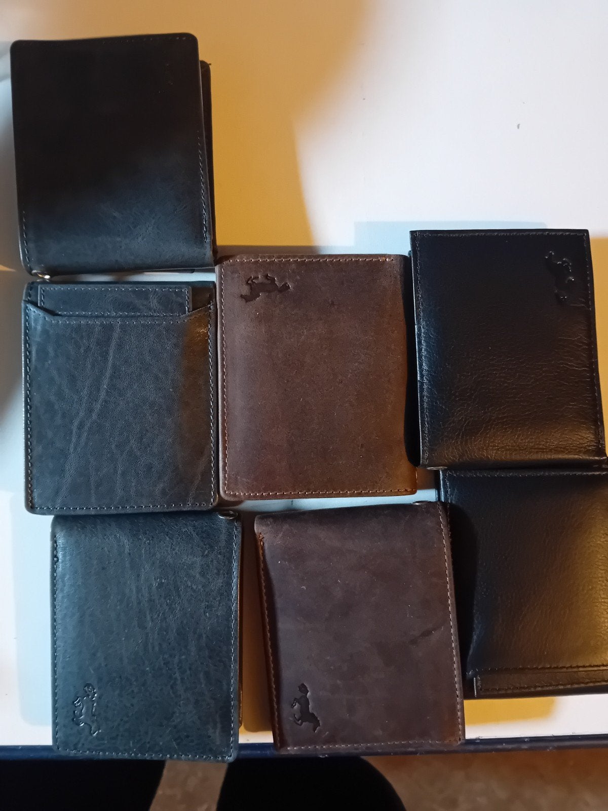 Diverse leren portemonnees - Nieuw, Ophalen of Verzenden