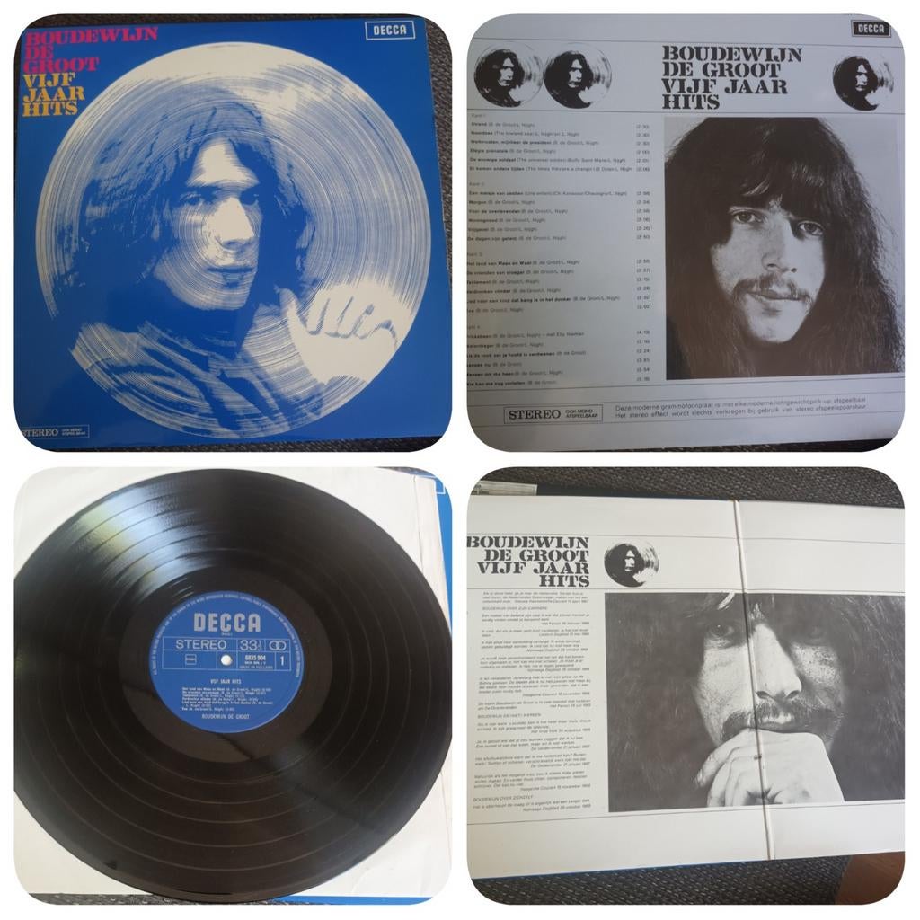 Boudewijn de Groot - Vijf jaar Hits 2lp's/ near mint vinyl, Cd's en Dvd's, Ophalen of Verzenden, Nieuw in verpakking, Overige formaten