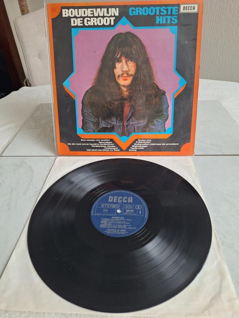 LP van  BOUDEWIJN  DE  GROOT  //  GROOTSTE  HITS ...uit 1973, Cd's en Dvd's, Vinyl | Nederlandstalig, Ophalen of Verzenden, Gebruikt