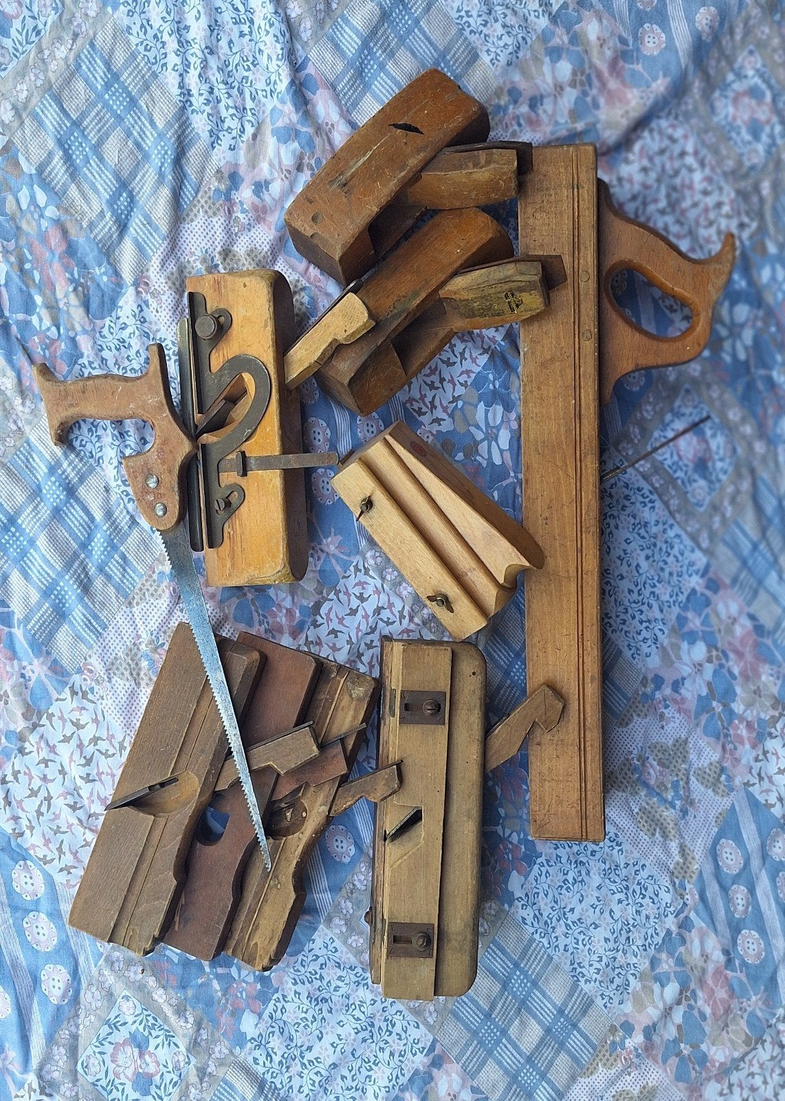 Vintage Houtschaven & Schopzaag., Ophalen of Verzenden