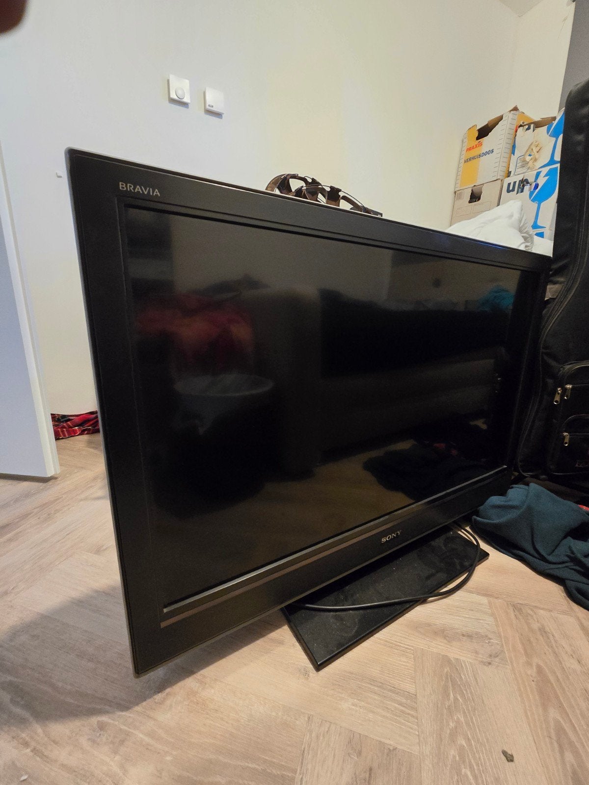 Oude Sony Bravia LCD TV - Werkt, maar beeld is donker, Gebruikt, 50 Hz, LCD, Sony