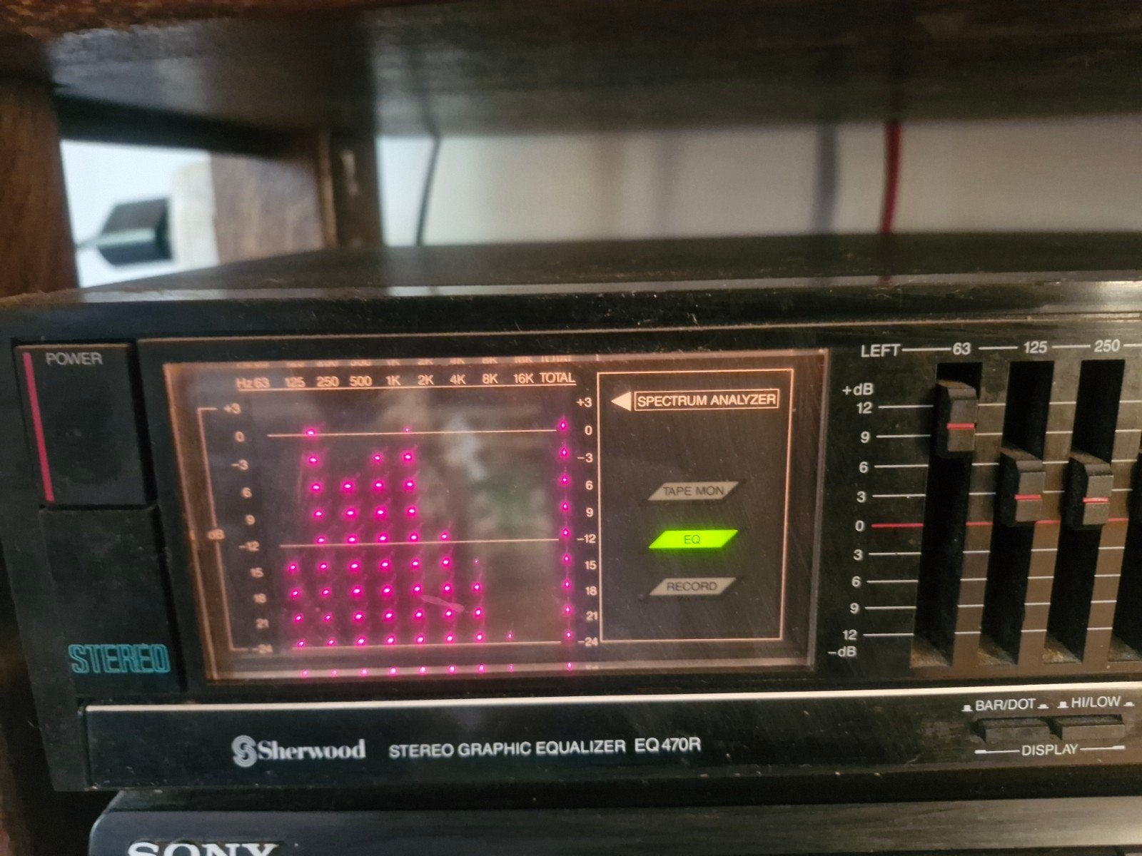Sherwood Stereo Grafische Equalizer EQ-470R