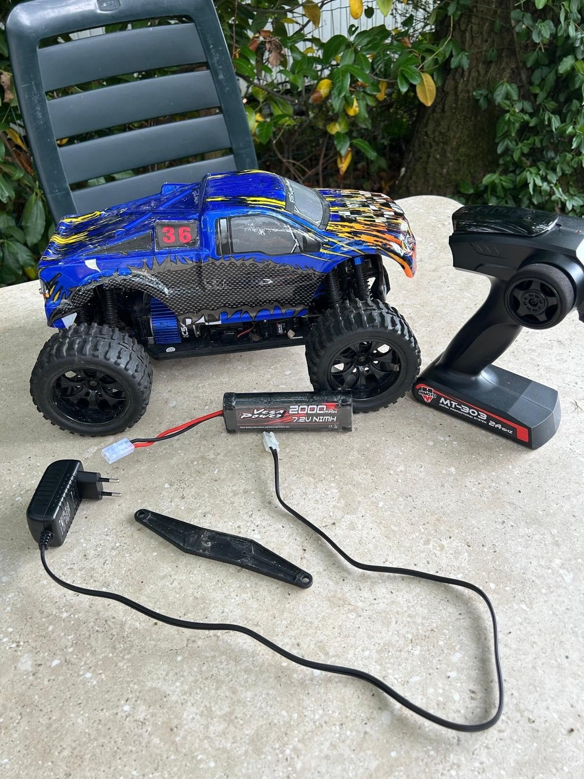 Himoto RC 1:10, Elektro, Gebruikt, Auto offroad, Ophalen of Verzenden