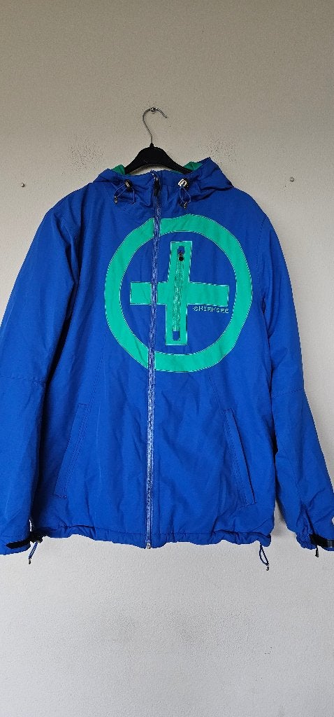 Chiemsee jas met capuchon - Maat M (7124), Zo goed als nieuw, Maat 48/50 (M), Blauw, Chiemsee