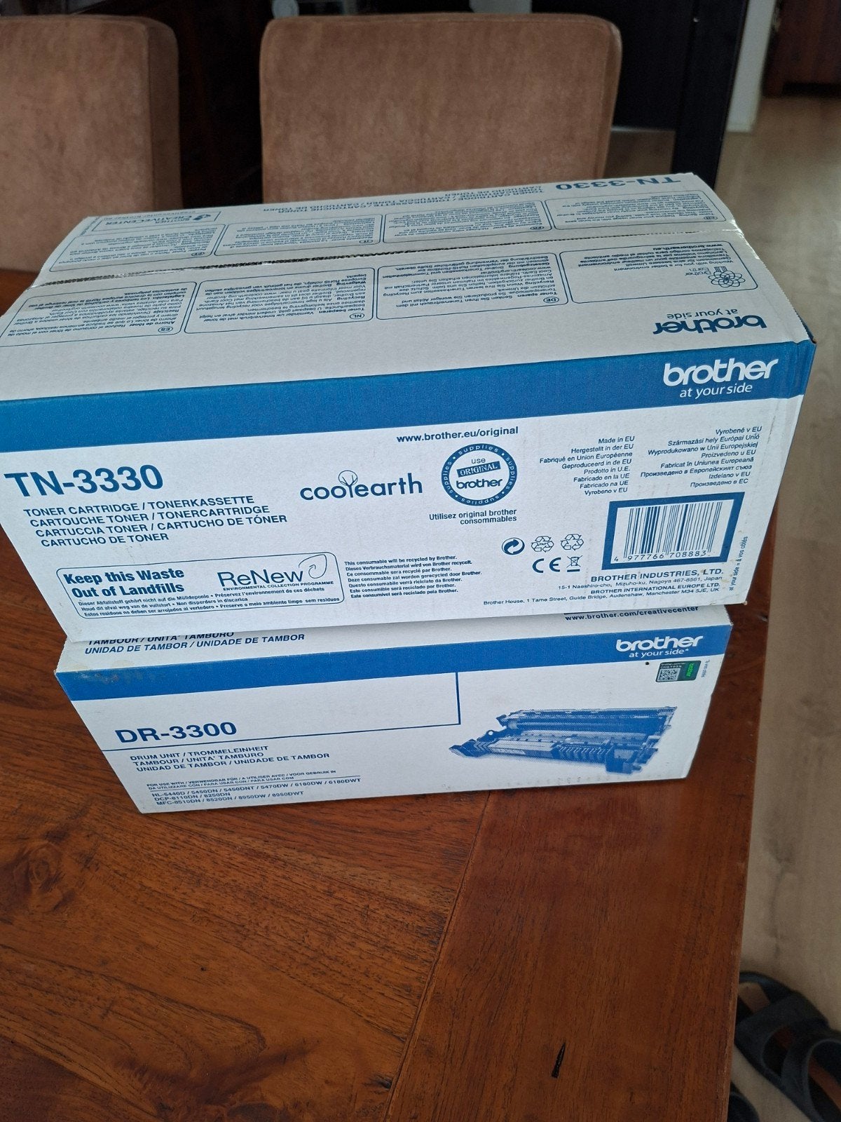 Brother TN-3330 Toner en DR-3300 Drum Unit, Zwart-en-wit printen, Printer, Nieuw, Ophalen of Verzenden