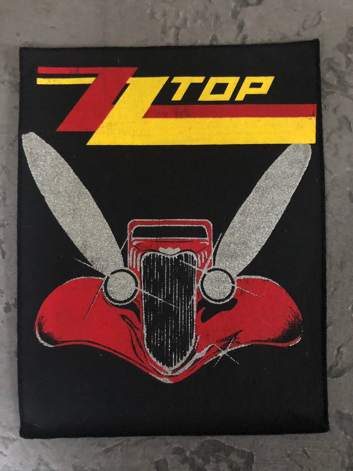 ZZ TOP Eliminator vintage back patch 80 er jaren, Ophalen, Zo goed als nieuw