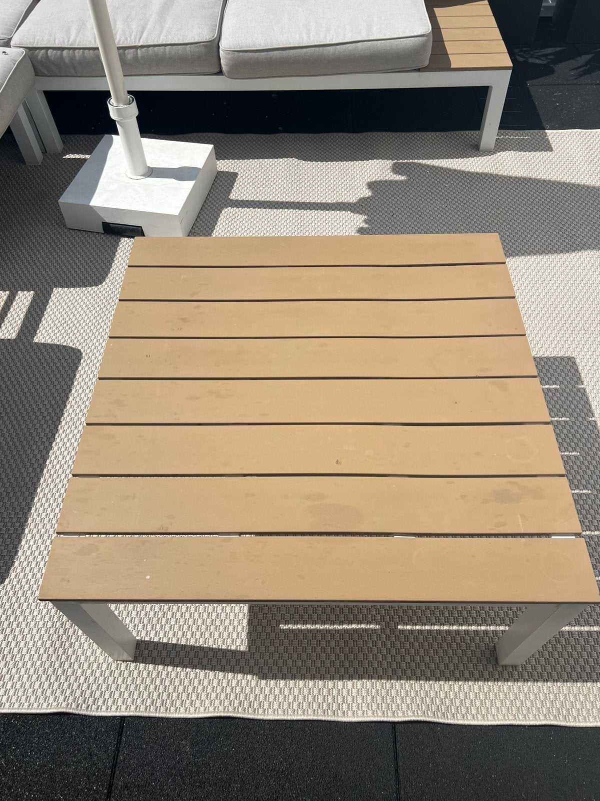 Salontafel tuin, Tuin en Terras, Ophalen, 5 zitplaatsen, Zo goed als nieuw, Loungeset