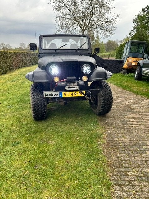 Jeep CJ-7 Renegade 1982 Oldtimer belasting vrij, Auto's, Zwart, Leder, Vierwielaandrijving, 4x4