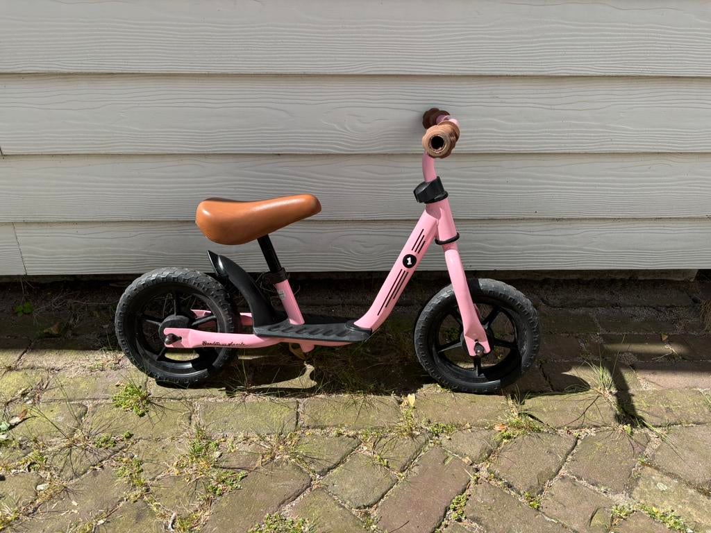 Roze loopfietsje Bandits and Angels, Fietsen en Brommers, Ophalen, Gebruikt, Minder dan 16 inch