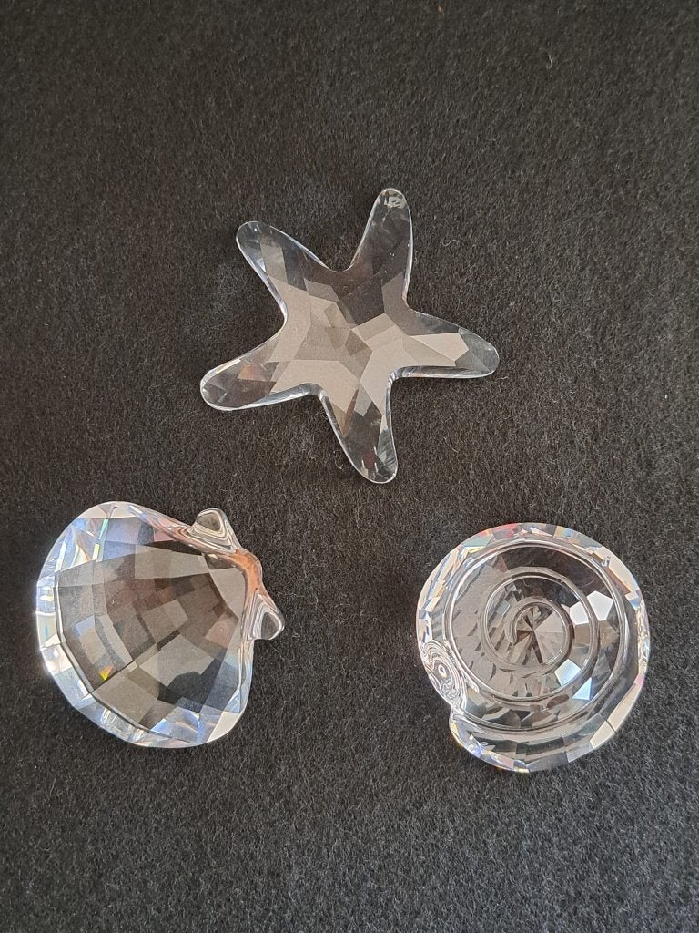 Swarovski set van 3 zeefiguren, Ophalen of Verzenden, Zo goed als nieuw, Figuurtje
