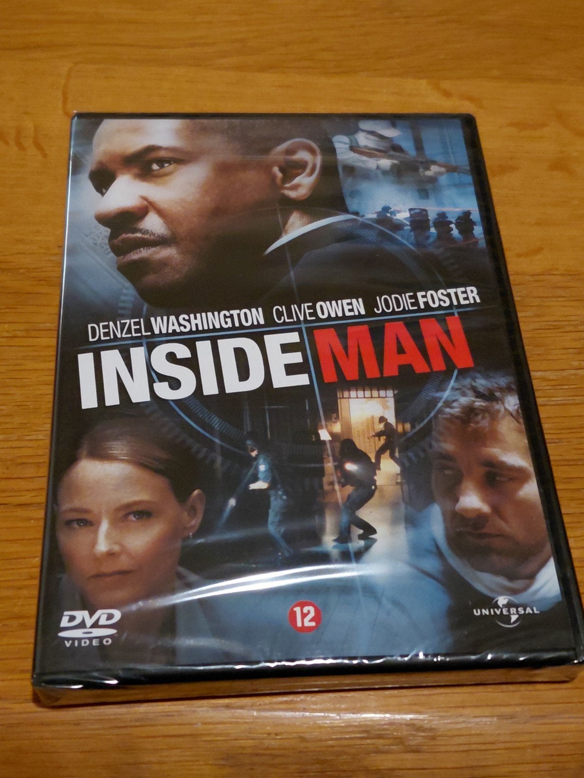 DVD Inside Man met Denzel Washington en Clive Owen, Ophalen of Verzenden, Zo goed als nieuw, Actiethriller