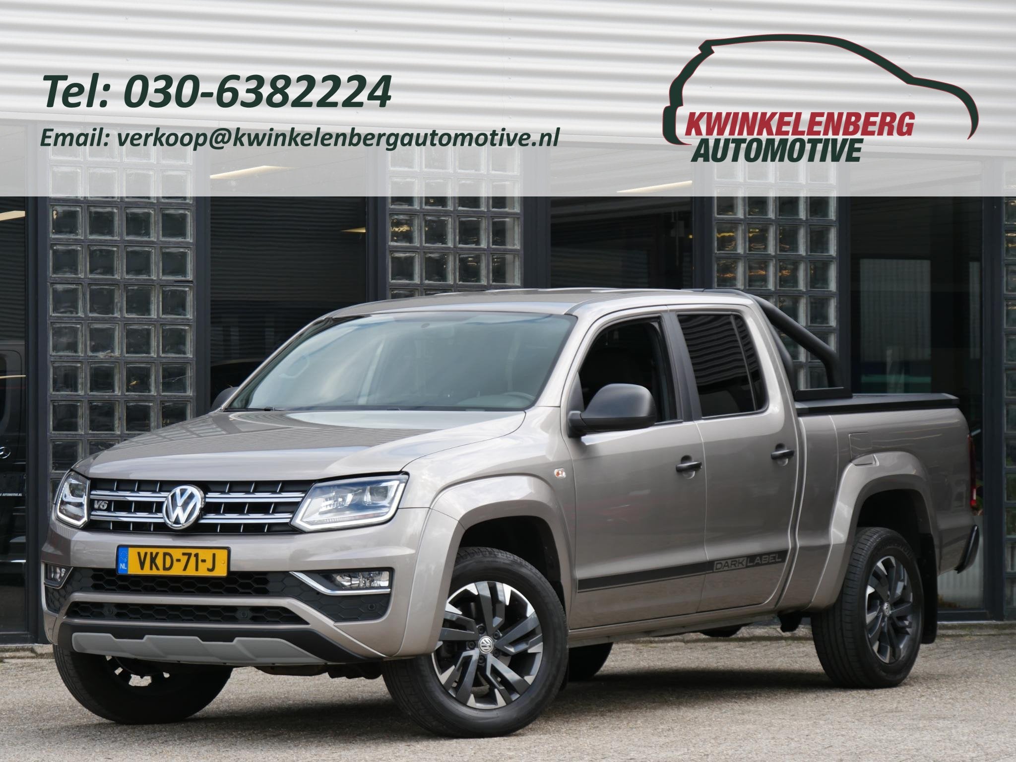 Volkswagen Amarok DOUBLE CAB 3.0TDI 4MOTION DARK LABEL/ TREK, Auto's, Stof, Gebruikt, Euro 6, Beige