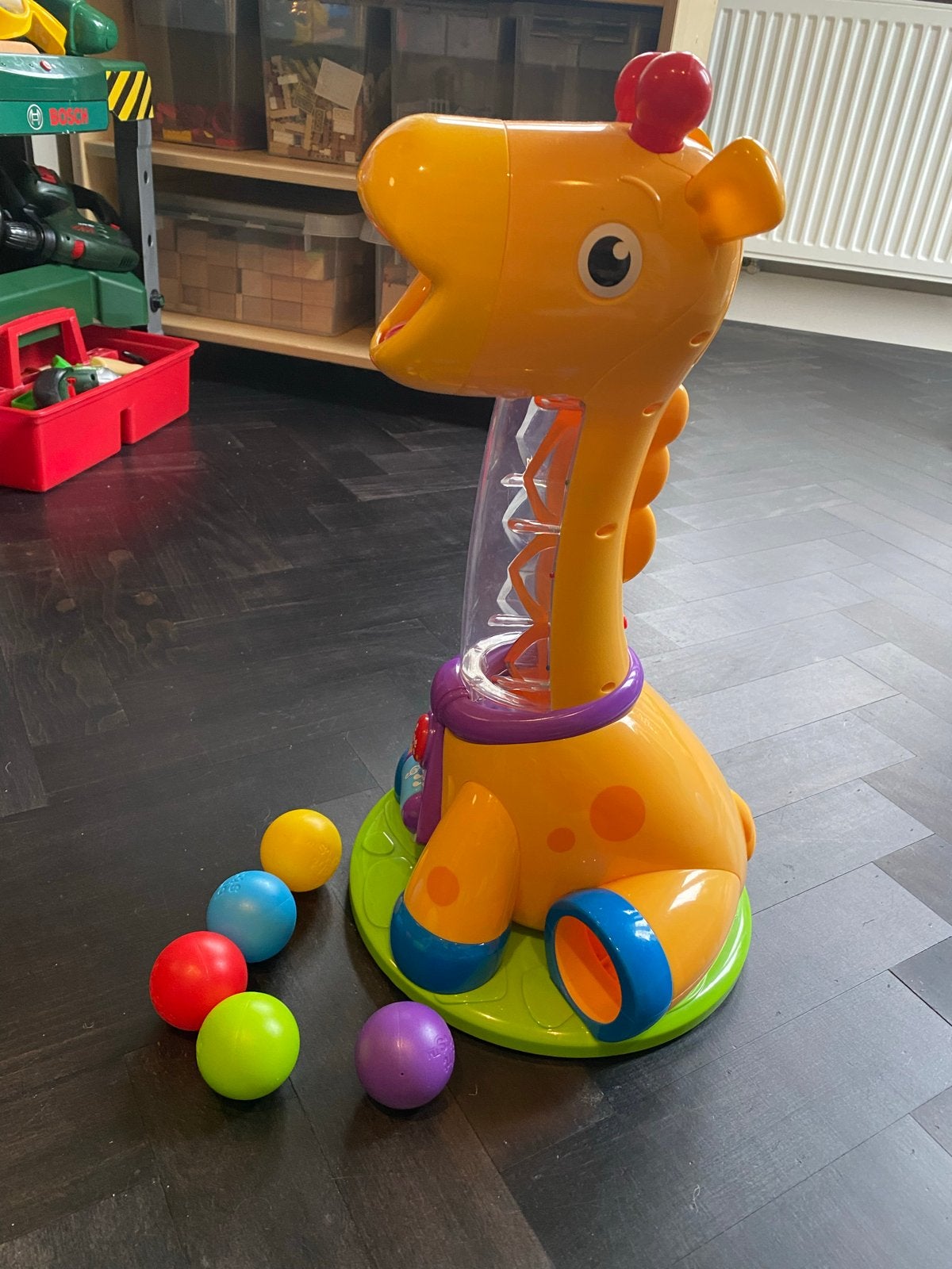 Bright Starts Spin & Giggle Giraffe - Zo goed als nieuw, Ophalen, Zo goed als nieuw, Overige typen, Met licht
