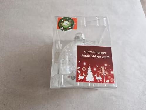 Glazen kerstballen met kerstauto 10cm h, Diversen, Kerst, Evora, Onbekend, Nieuw, Ophalen of Verzenden