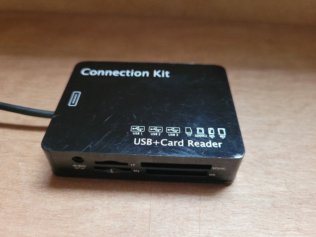 USB hub + kaartlezer voor Samsung Galaxy Tab, Ophalen of Verzenden, Gebruikt, Samsung