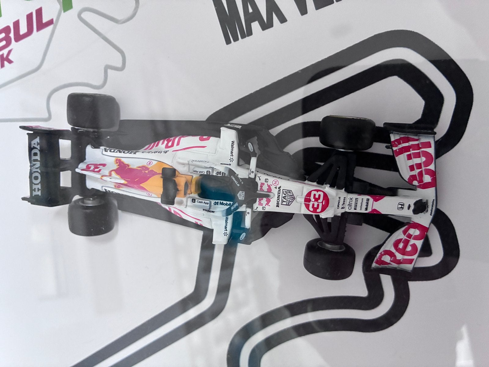 Max Verstappen Red Bull RB16B Istanbul 2021 1:43 5/25, Ophalen of Verzenden, Zo goed als nieuw, Formule 1