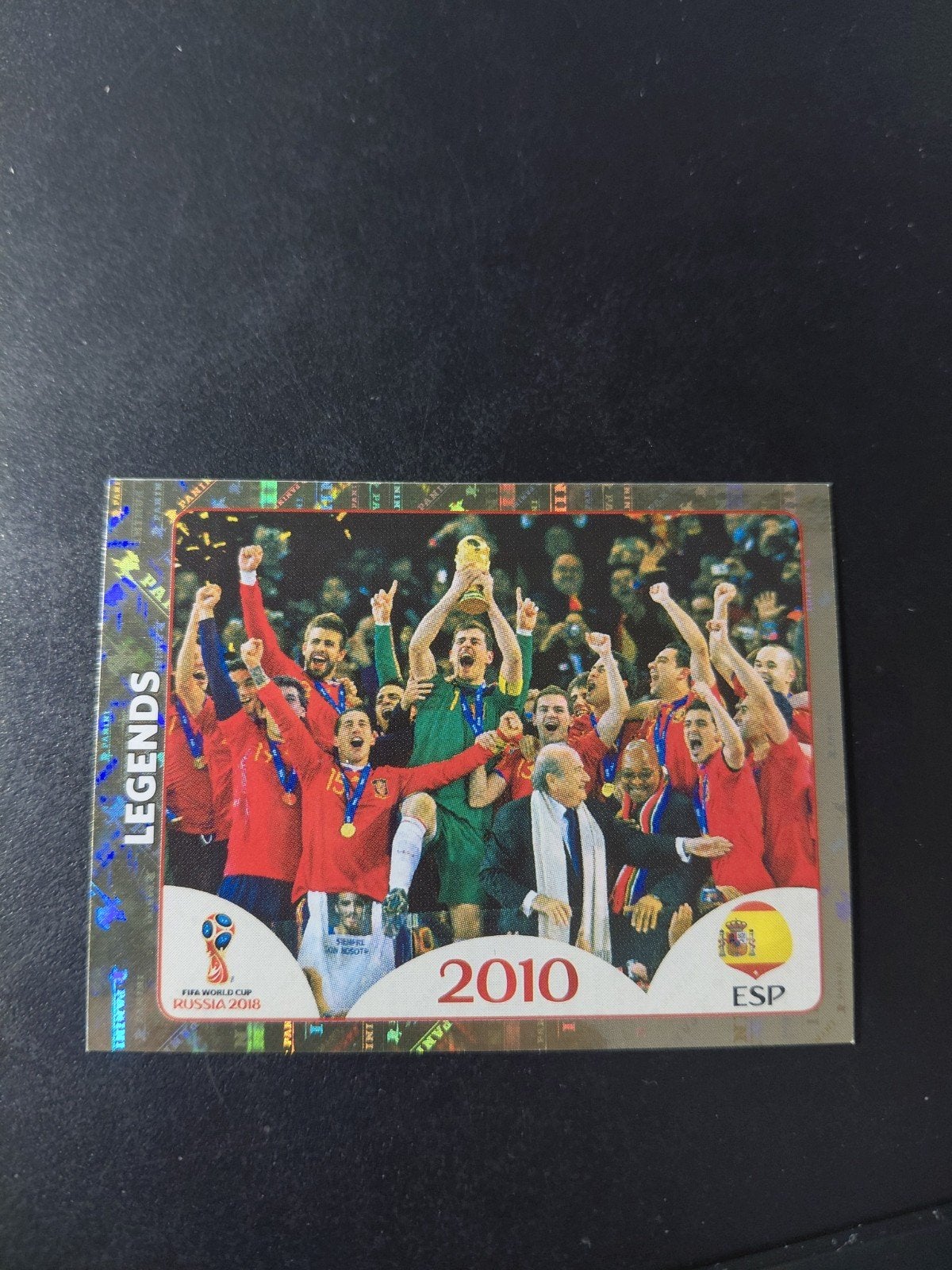 spanje legends (2010) panini wk 2018, Verzenden, Nieuw, Buitenlandse clubs, Poster, Plaatje of Sticker