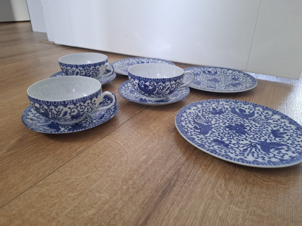 Vintage Japanse Porseleinen Theeset (Complete Set), Ophalen
